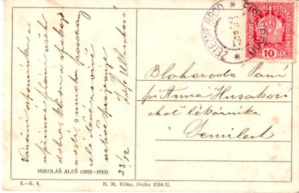 Mikoláš Aleš - CZ 1917 95 002 ●
